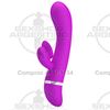 Vibrador 2 motores con masajeador de clitoris